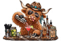 Bartending Highland Cow PDF